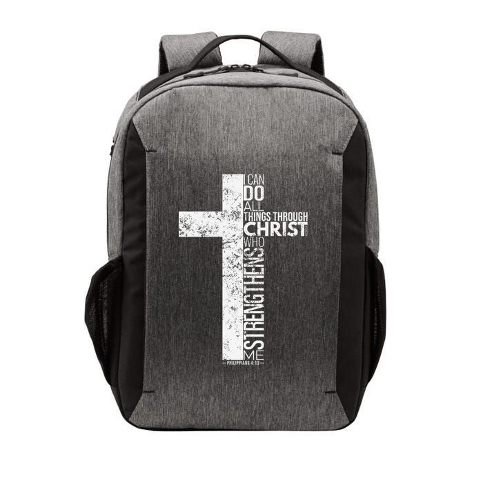 Cross With Philippians 413 Christian Vector Backpack