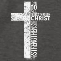 Cross With Philippians 413 Christian Vector Backpack
