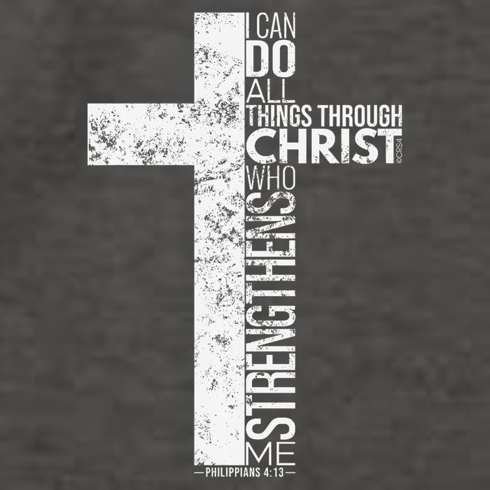 Cross With Philippians 413 Christian Vector Backpack