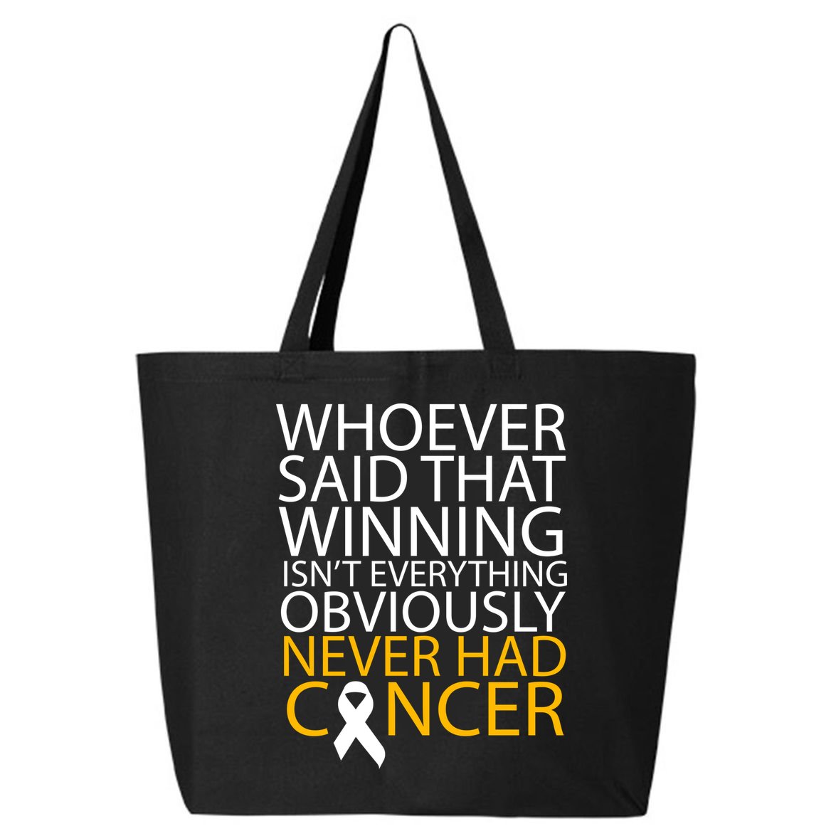 Cancer Winner Quote 25L Jumbo Tote