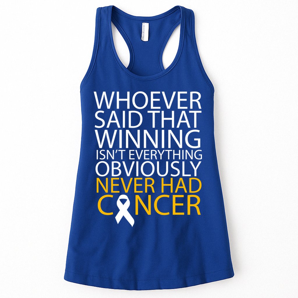 Cancer Winner Quote Womens Tank Top