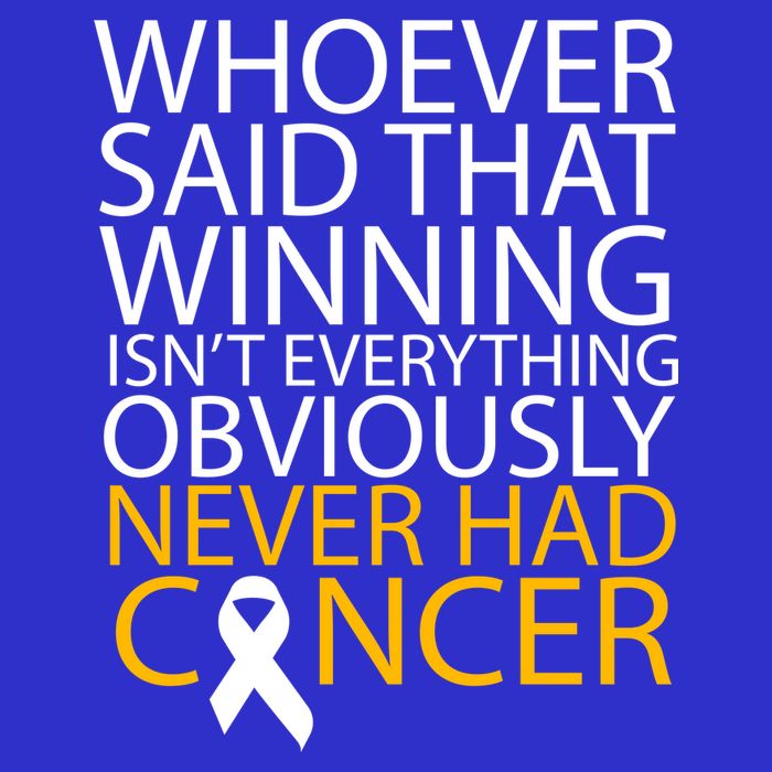Cancer Winner Quote Womens T-Shirt