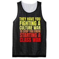 Class War Quote Anti Culture War Propaganda Radical Leftist Mesh Reversible Basketball Jersey Tank