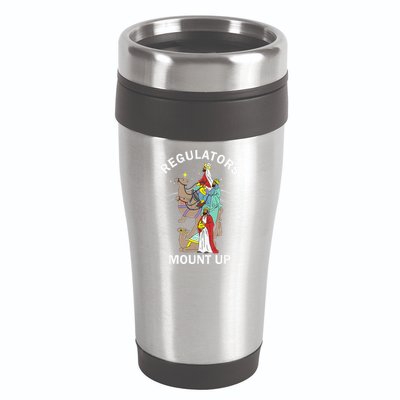 Christian Wise Regulators Mount Up Christmas 16oz Travel Tumbler