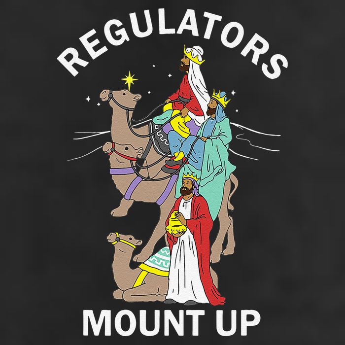 Christian Wise Regulators Mount Up Christmas Golf Towel
