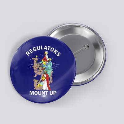 Christian Wise Regulators Mount Up Christmas Button
