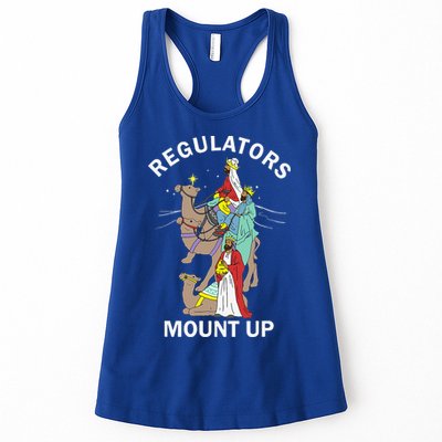 Christian Wise Regulators Mount Up Christmas Womens Tank Top
