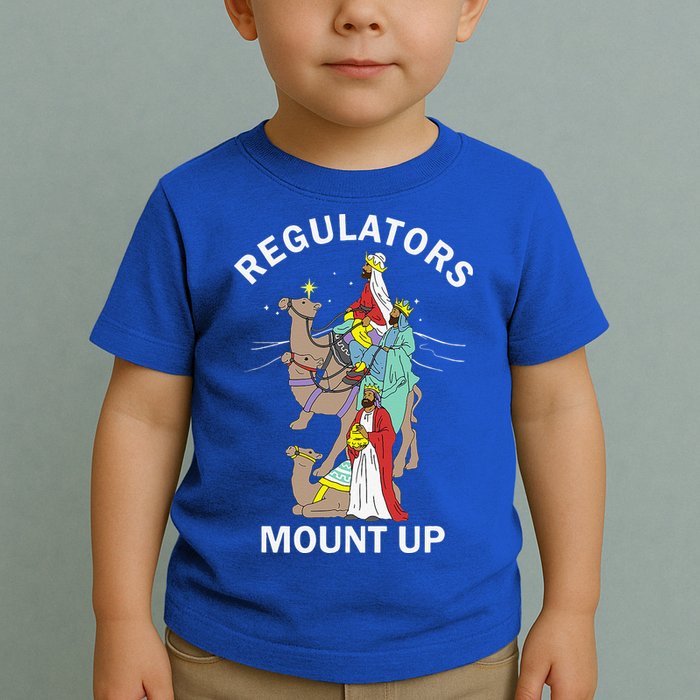 Christian Wise Regulators Mount Up Christmas Toddler T-Shirt
