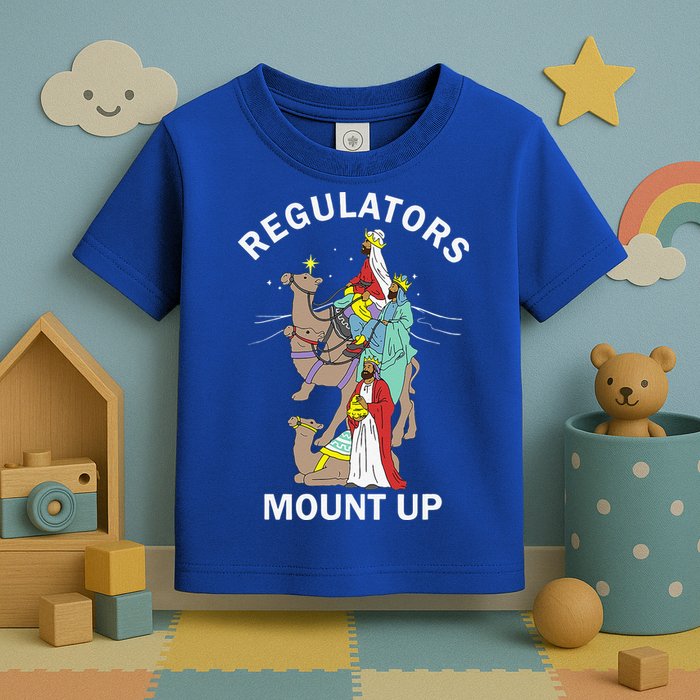 Christian Wise Regulators Mount Up Christmas Toddler T-Shirt