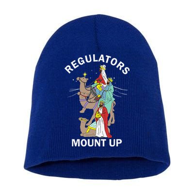 Christian Wise Regulators Mount Up Christmas Short Acrylic Beanie