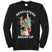 Christian Wise Regulators Mount Up Christmas Sweatshirt