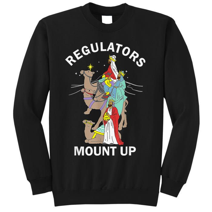 Christian Wise Regulators Mount Up Christmas Sweatshirt