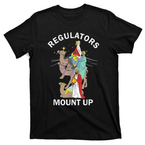 Christian Wise Regulators Mount Up Christmas T-Shirt