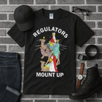 Christian Wise Regulators Mount Up Christmas Tall T-Shirt
