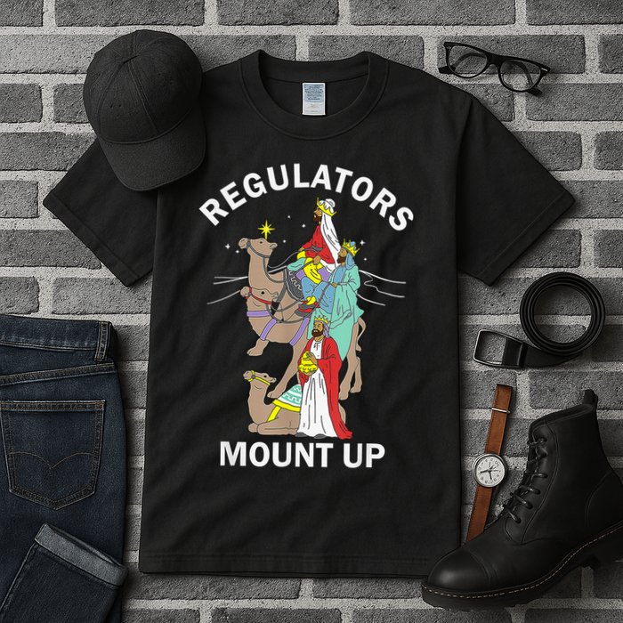 Christian Wise Regulators Mount Up Christmas Tall T-Shirt