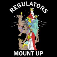 Christian Wise Regulators Mount Up Christmas Button