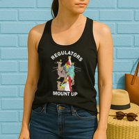 Christian Wise Regulators Mount Up Christmas Womens Tank Top