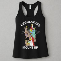 Christian Wise Regulators Mount Up Christmas Womens Tank Top