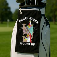 Christian Wise Regulators Mount Up Christmas Golf Towel