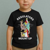 Christian Wise Regulators Mount Up Christmas Toddler T-Shirt