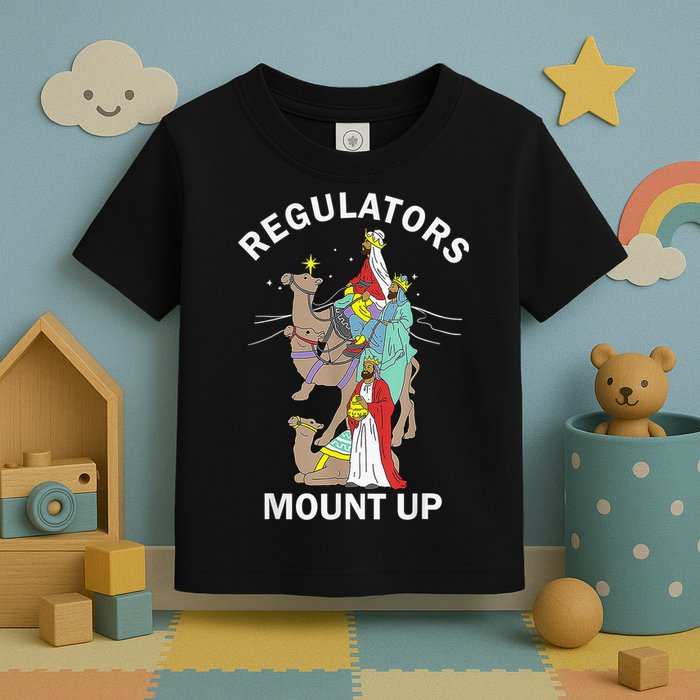 Christian Wise Regulators Mount Up Christmas Toddler T-Shirt