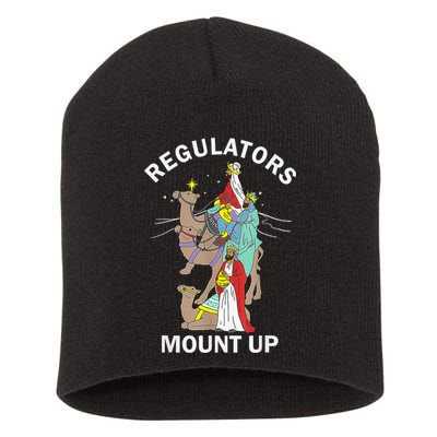 Christian Wise Regulators Mount Up Christmas Short Acrylic Beanie