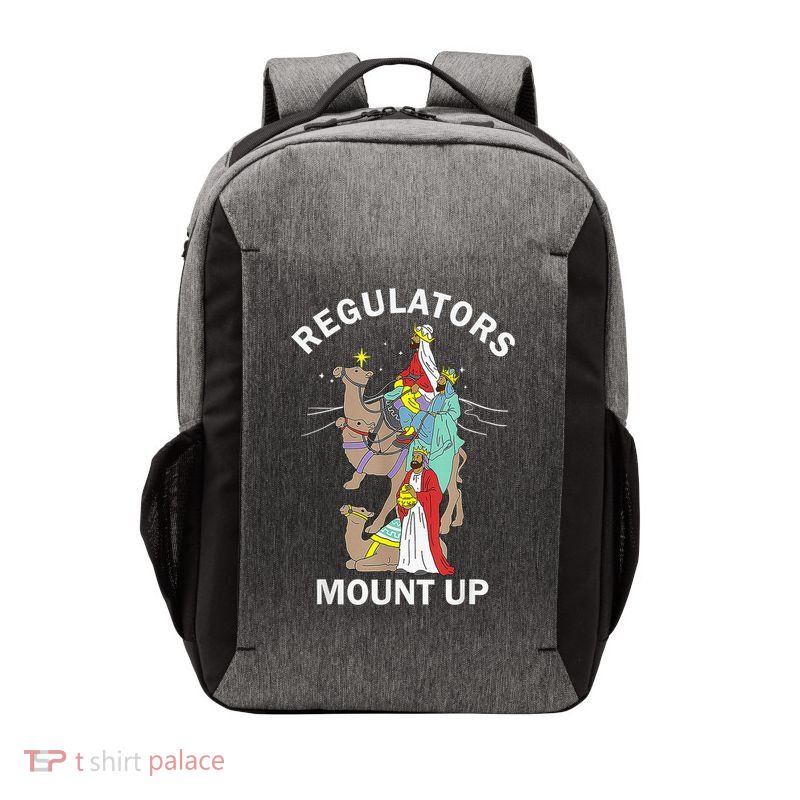 Christian Wise Regulators Mount Up Christmas Vector Backpack
