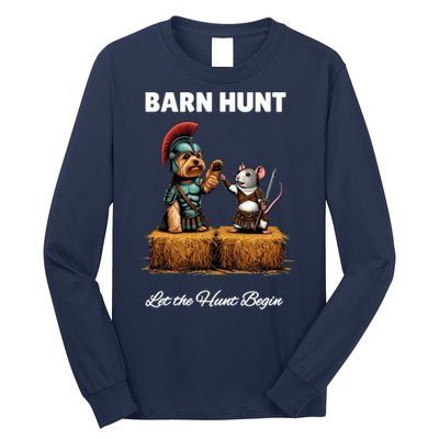 Cute Warrior Rat And Dog Long Sleeve Shirt