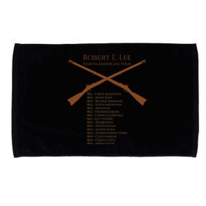 Civil War Robert E Lee North American Tour Microfiber Hand Towel