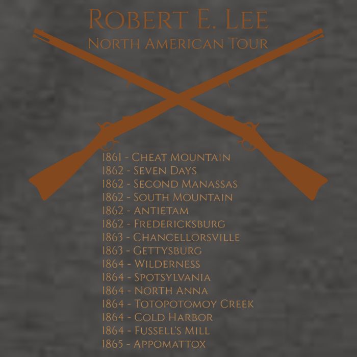 Civil War Robert E Lee North American Tour Vector Backpack