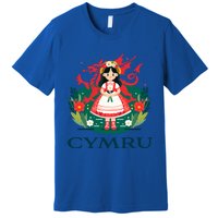 Cymru Wales Red Welsh Dragon Gift Premium T-Shirt