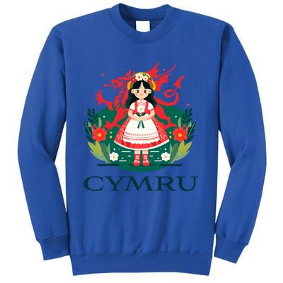 Cymru Wales Red Welsh Dragon Gift Tall Sweatshirt