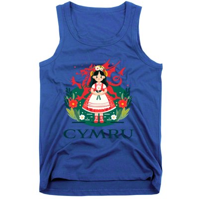 Cymru Wales Red Welsh Dragon Gift Tank Top