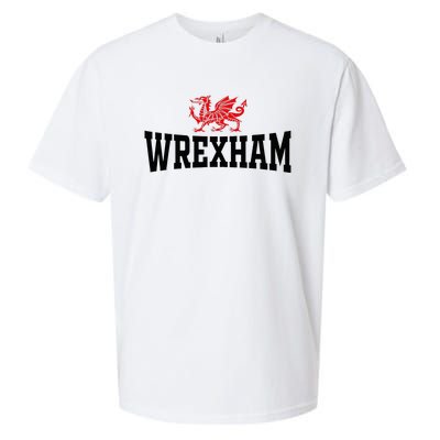 City Wales Red Dragon Wrecsam Cymru County Of Wales Sueded Cloud Jersey T-Shirt