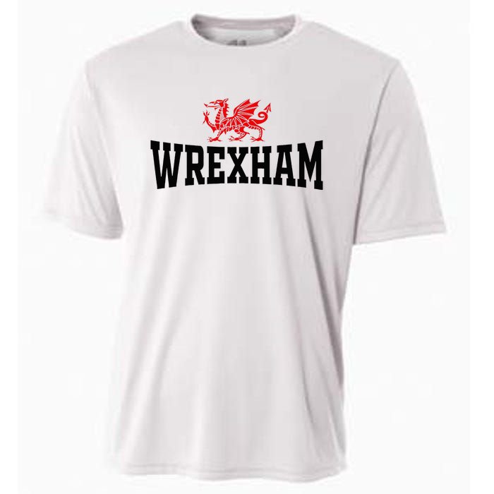 City Wales Red Dragon Wrecsam Cymru County Of Wales Cooling Performance Crew T-Shirt