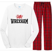 City Wales Red Dragon Wrecsam Cymru County Of Wales Long Sleeve Pajama Set