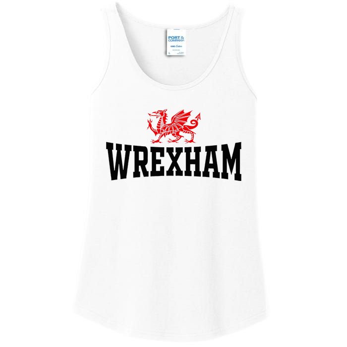 City Wales Red Dragon Wrecsam Cymru County Of Wales Ladies Essential Tank