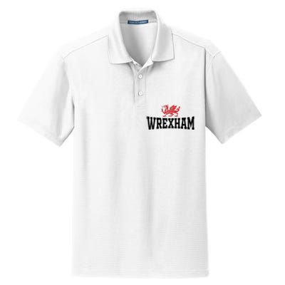 City Wales Red Dragon Wrecsam Cymru County Of Wales Dry Zone Grid Polo