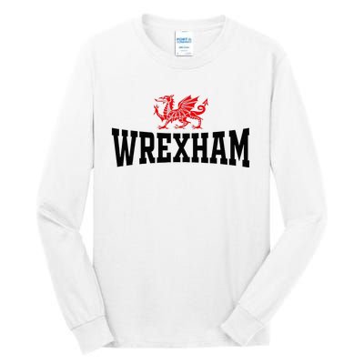 City Wales Red Dragon Wrecsam Cymru County Of Wales Tall Long Sleeve T-Shirt