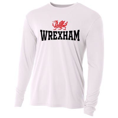 City Wales Red Dragon Wrecsam Cymru County Of Wales Cooling Performance Long Sleeve Crew