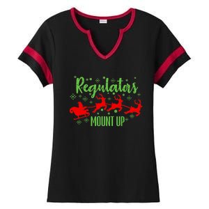 Christian Wise  Regulators Mount Up Christmas Ladies Halftime Notch Neck Tee