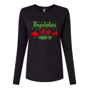 Christian Wise  Regulators Mount Up Christmas Womens Cotton Relaxed Long Sleeve T-Shirt