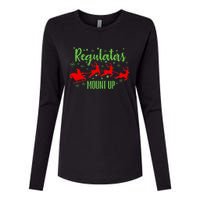 Christian Wise  Regulators Mount Up Christmas Womens Cotton Relaxed Long Sleeve T-Shirt