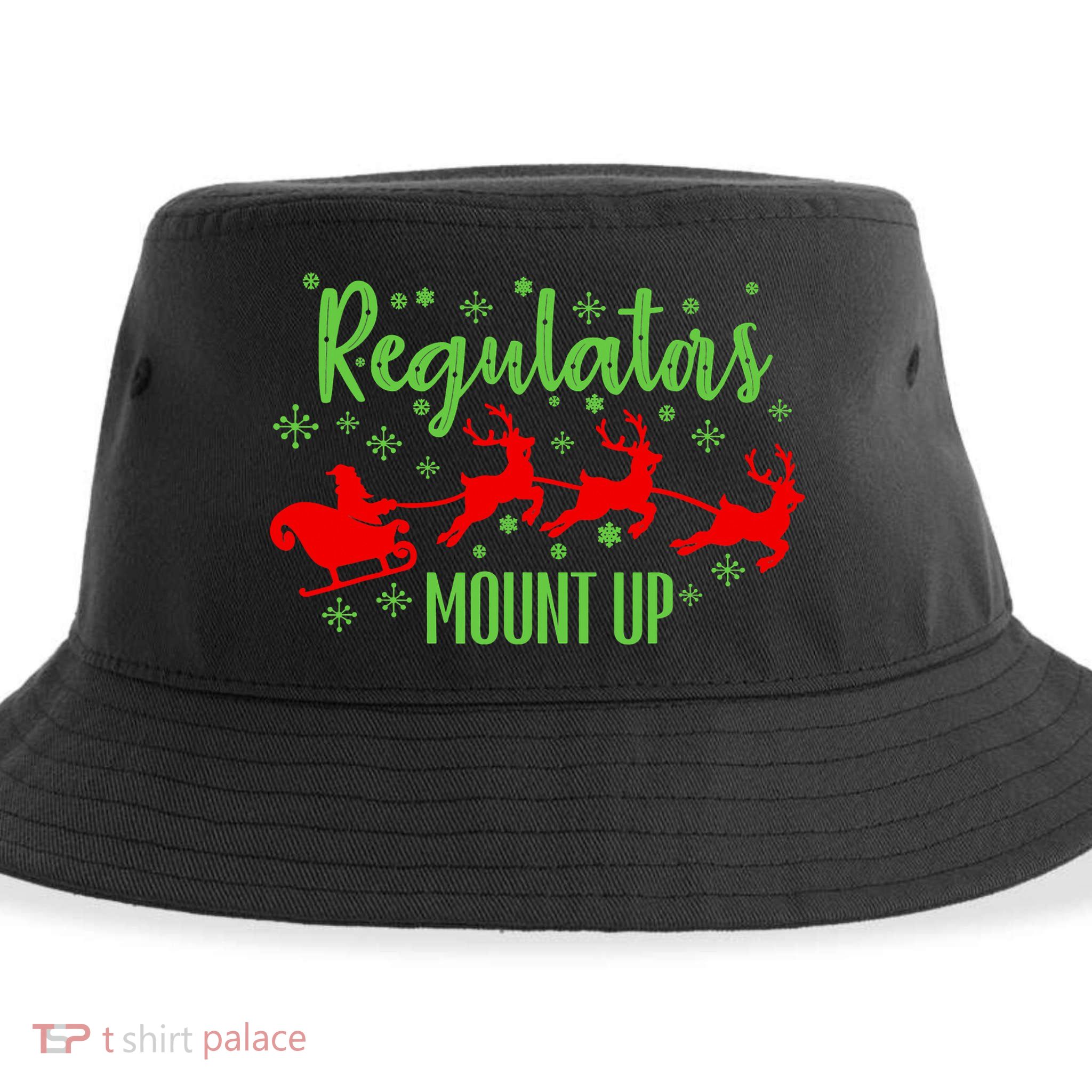Christian Wise  Regulators Mount Up Christmas Sustainable Bucket Hat