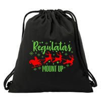 Christian Wise  Regulators Mount Up Christmas Drawstring Bag