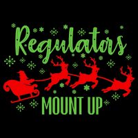 Christian Wise  Regulators Mount Up Christmas Drawstring Bag