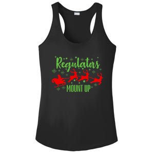 Christian Wise  Regulators Mount Up Christmas Ladies PosiCharge Competitor Racerback Tank