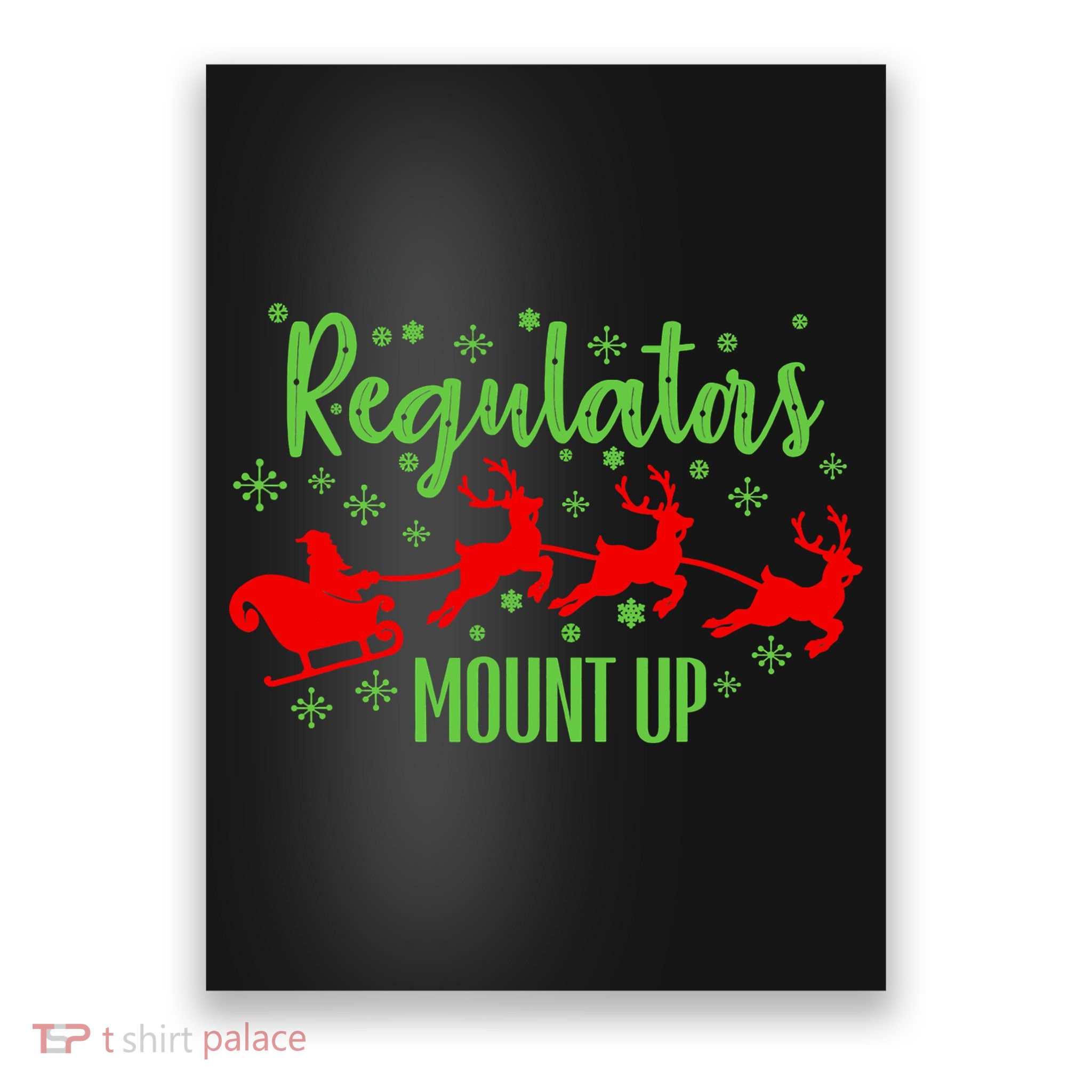 Christian Wise  Regulators Mount Up Christmas Poster