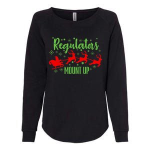 Christian Wise  Regulators Mount Up Christmas Womens California Wash Sweatshirt