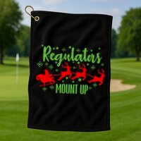 Christian Wise  Regulators Mount Up Christmas Golf Towel
